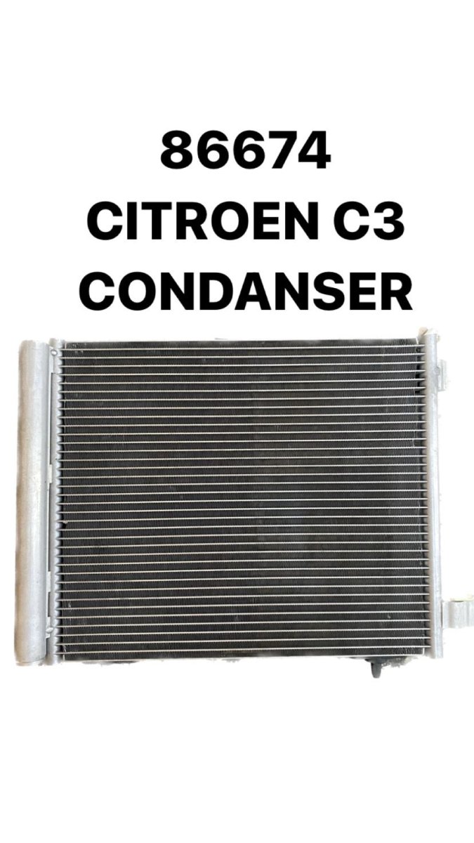 86674 CITROEN C3 CONDANSER